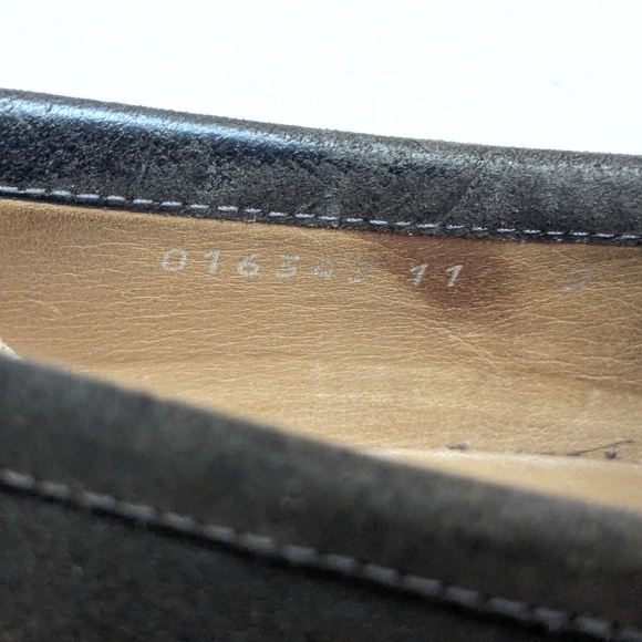Gucci Horsebit Loafers Brown Suede Men 11.5 Leather Rubber - Picture 6 of 16